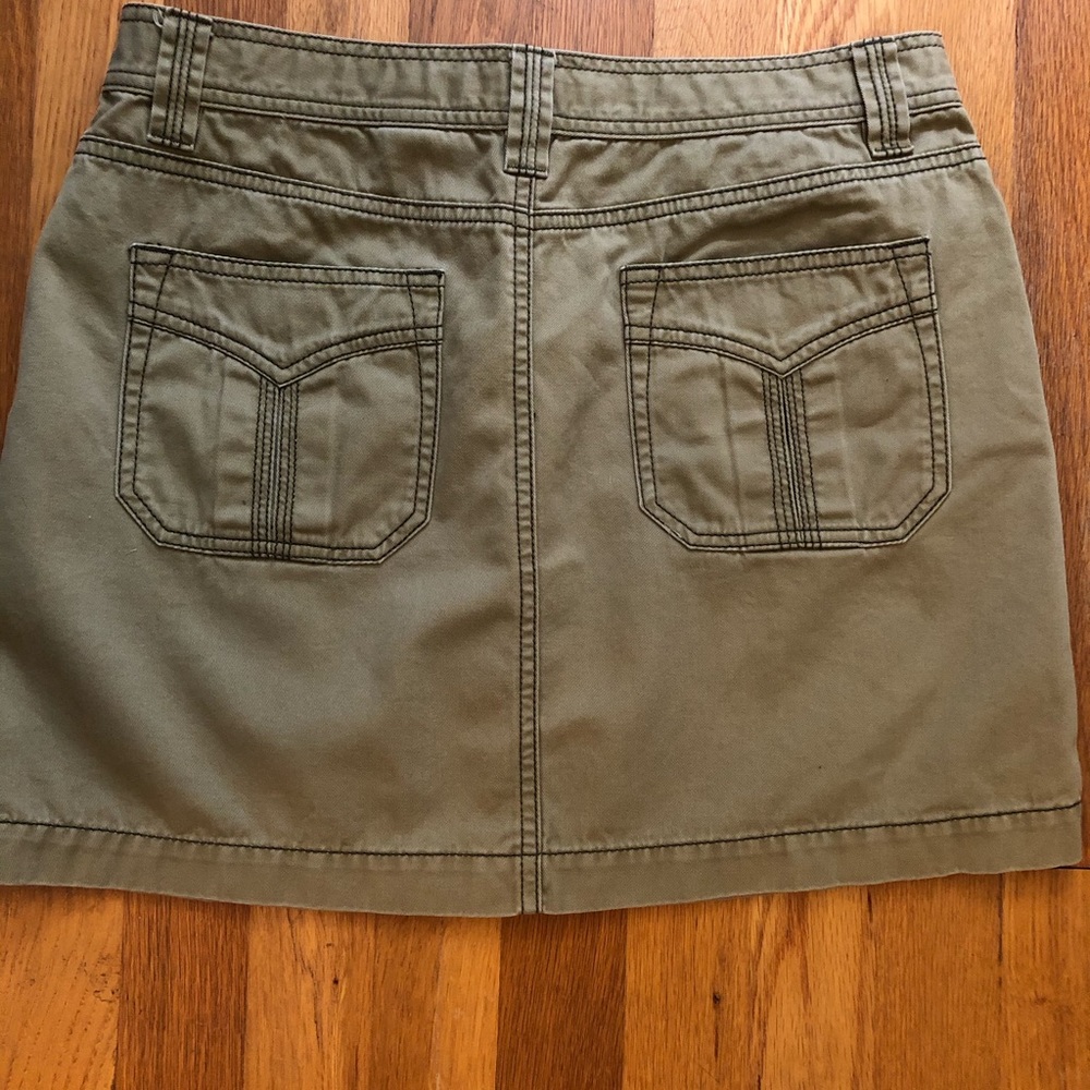 Like-New Donna Karen midi cotton skirt - Picture 4 of 6